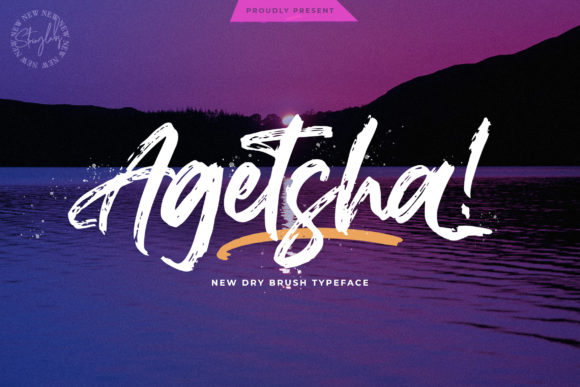 Agethsa: A Romantic Script Font for Web Design