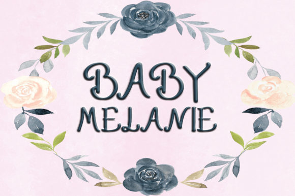 Baby Melanie: A Chic Script Font for Makers