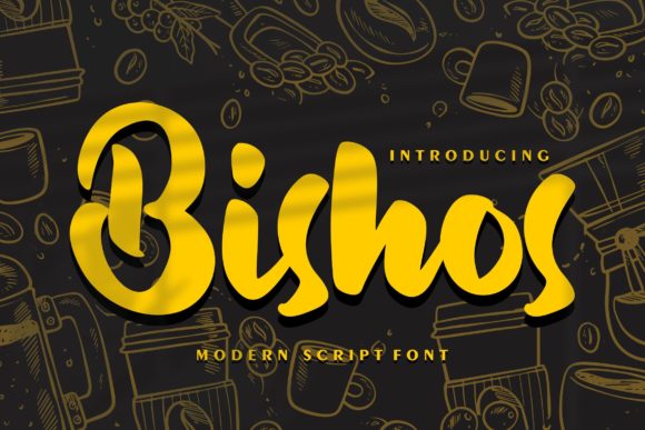 Bishos: A Chic Handwritten Font for Editorial Design
