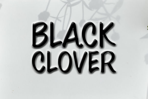 Black Clover: A Handwritten Font for Makers