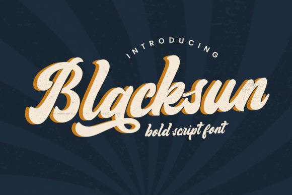 Blacksun: A Bold Handwritten Font for Marketers