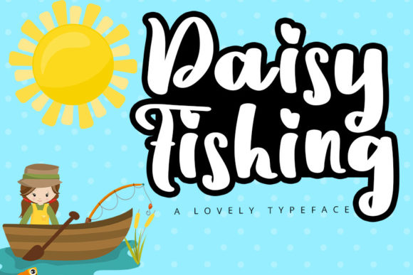 Daisy Fishing: A Sweet Handwritten Font for Web Design
