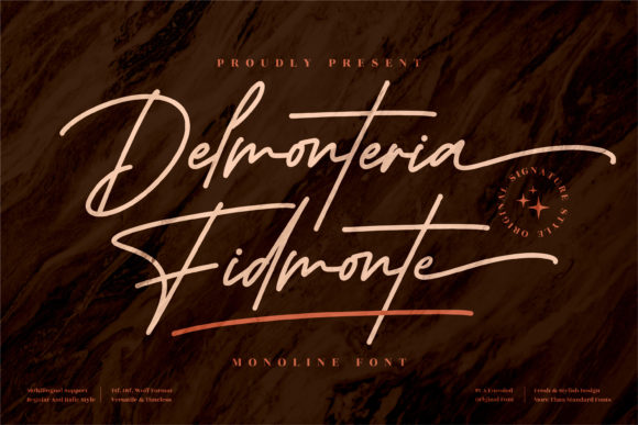 Delmonteria Fidmonte: A Premium Script Font for Web Design