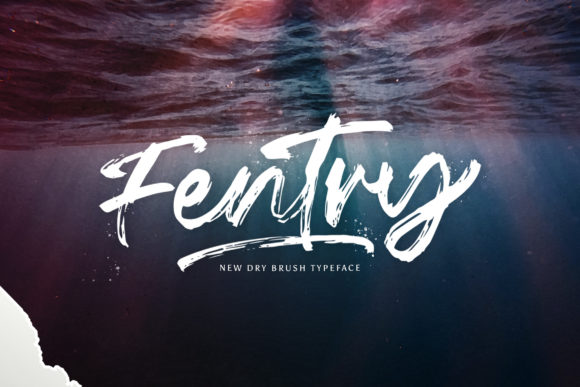 Fentry: A Textured Handwritten Font for Marketers