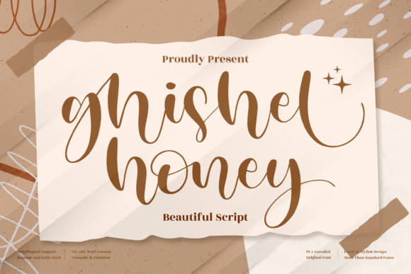 Ghisel Honey: A Stylish Script Font for Editorial Design