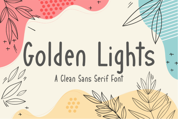 Golden Lights: A Handwritten Font for Your Brand