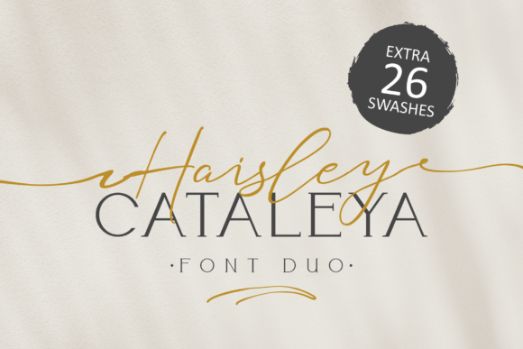 Haisley Cataleya: The Perfect Duo Font for Brands