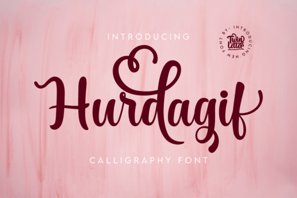 Hurdagif: A Romantic Script Typeface for Branding