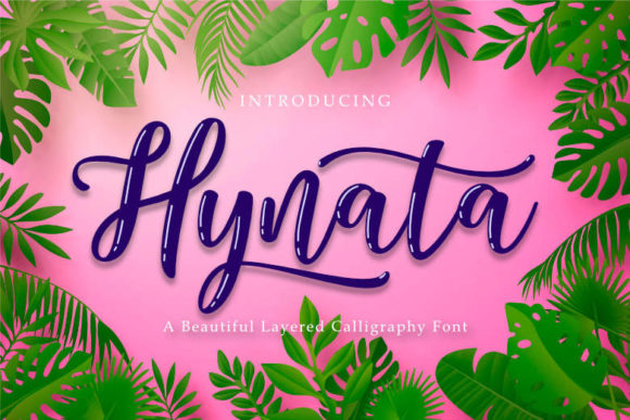 Hynata: A Playful Script Font for Creative Branding