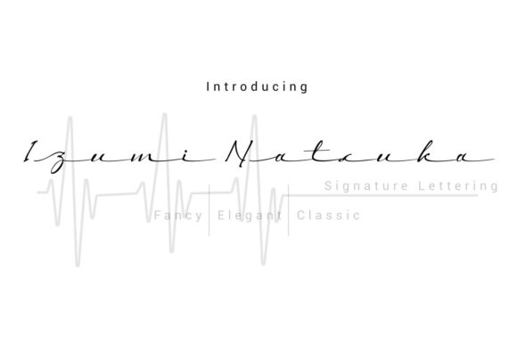 Izumi Natsuka: A Premium Script Font for Web Design