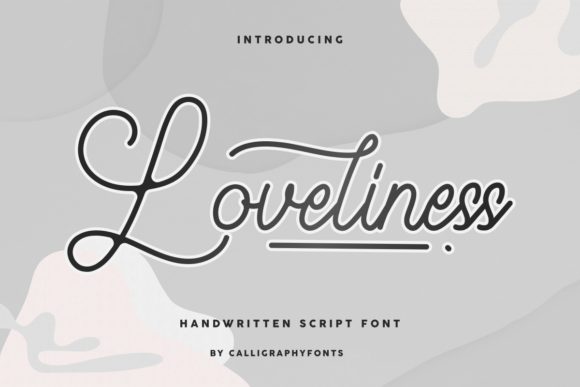 Loveliness: A Playful Script Font for Web Design