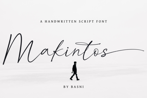 Makintos: A Graceful Script Font for Makers