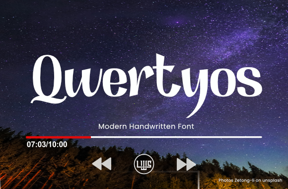 Qwertyos: A Premium Handwritten Font for Web Design