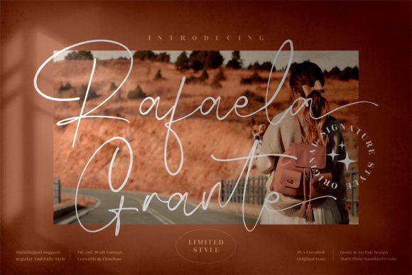 Rafaela Grante: A Luxury Script Font for Campaigns