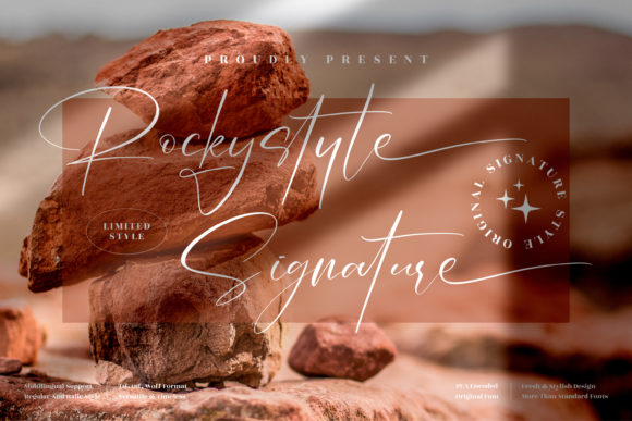 Rockystyle Signature: The Elegant Script Font for Small Business