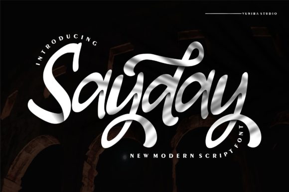 Sayday: A Premium Script Font for Campaigns