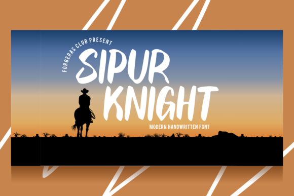 Sipur Knight: A Charming Handwritten Font for Makers