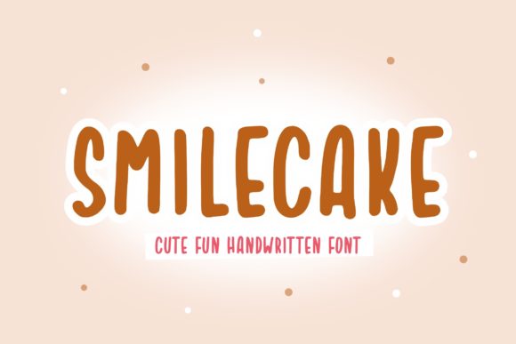 Smilecake Cute: A Handwritten Font for Editorial Warmth