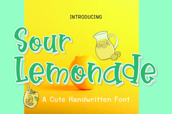 Sour Lemonade: A Quirky Handwritten Font for Editors