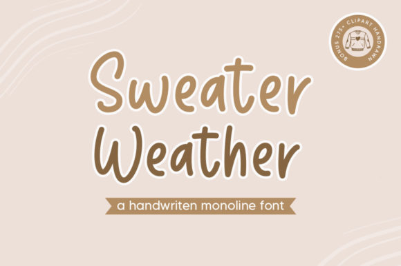 Sweater Weather: A Handwritten Font for Editorial Design