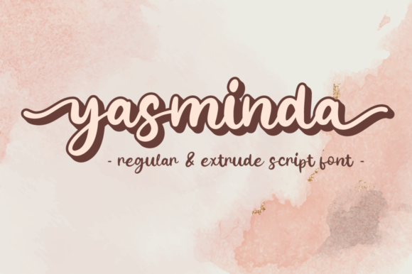 Yasminda: A Refined Script Font for Editorial Design